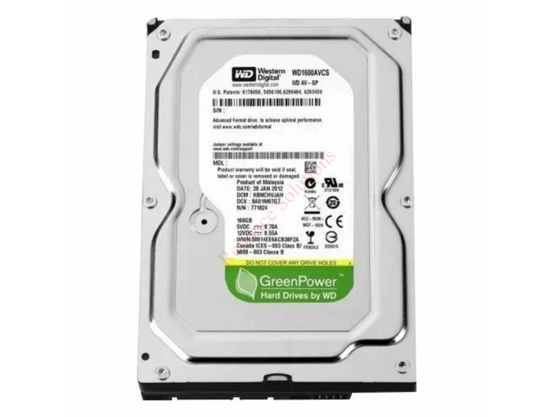WD1600BEVE-40A0HT0
